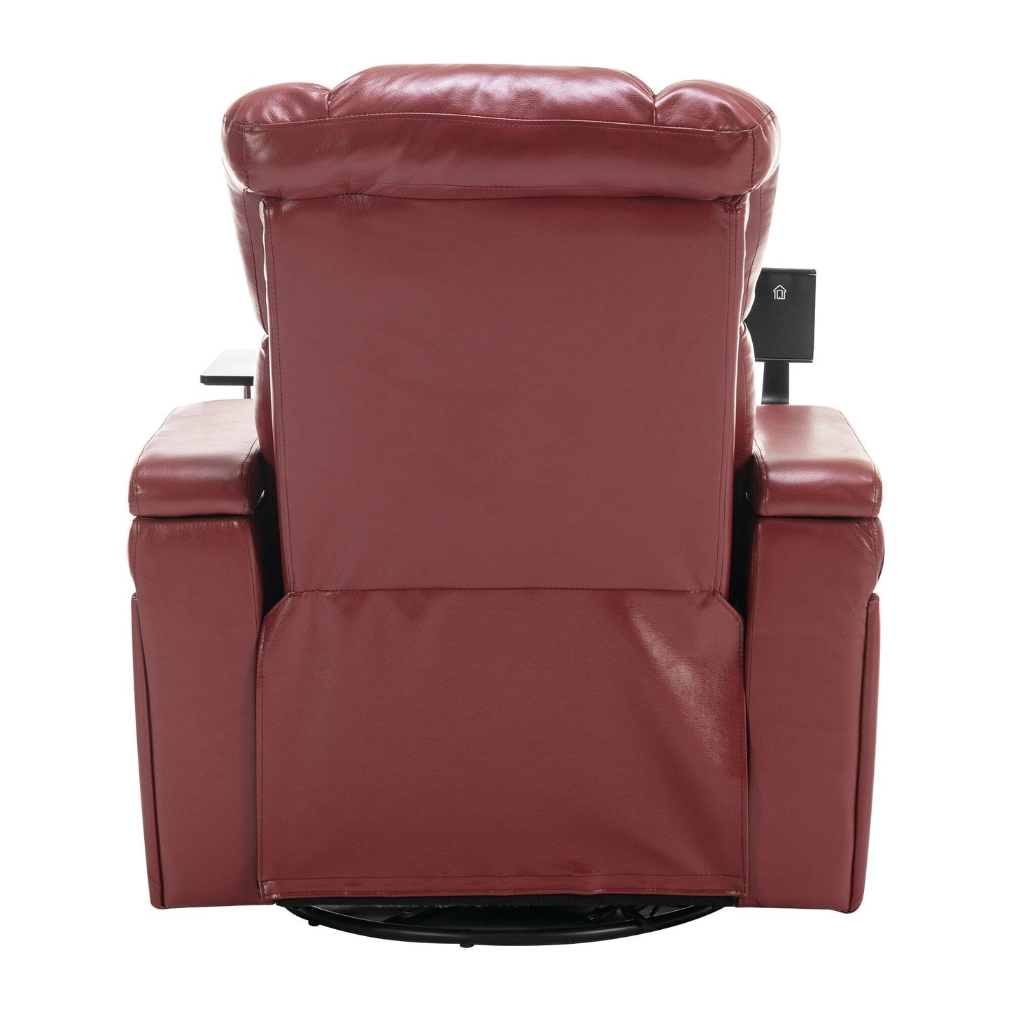 Poltrona reclinabile elettrica individuale, poltrona reclinabile per home theater con tavolino, porta telefono, porta bicchiere, porta USB, bracciolo nascosto