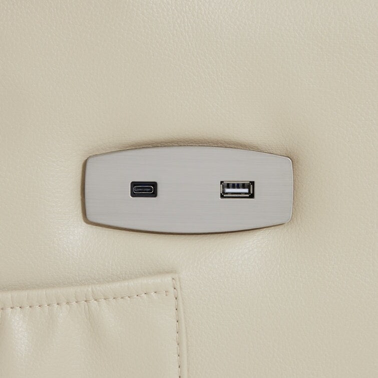 Poltrona reclinabile elettrica con massaggio vibrante e calore, in similpelle, 350 libbre