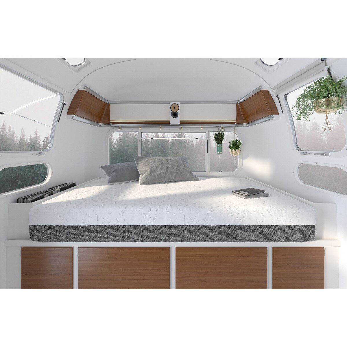 Materasso in memory foam in gel di grafite Premier Sleep Products da 10 pollici