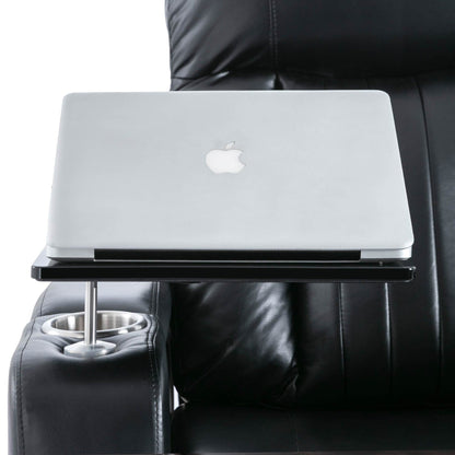 Poltrona reclinabile elettrica premium con braccioli portaoggetti