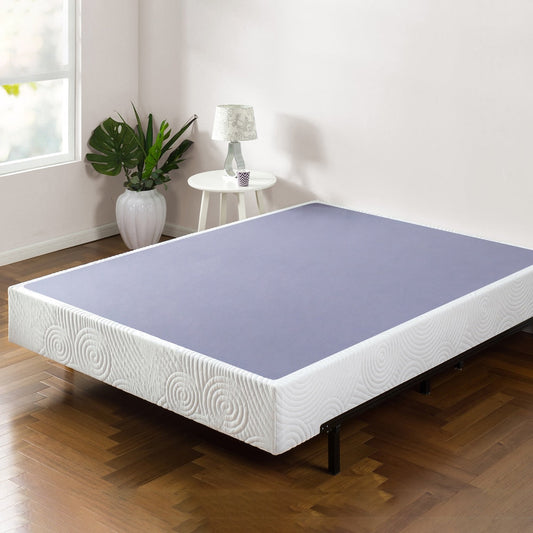 Priage by ZINUS Box Spring in metallo da 9 pollici con doghe in legno