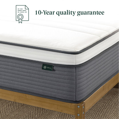 Materasso ibrido a molle insacchettate Priage by ZINUS 10 Support Plus