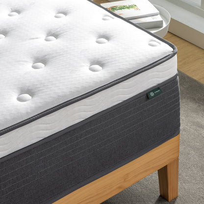 Materasso ibrido a molle insacchettate Priage by ZINUS da 13 pollici Comfort Essential