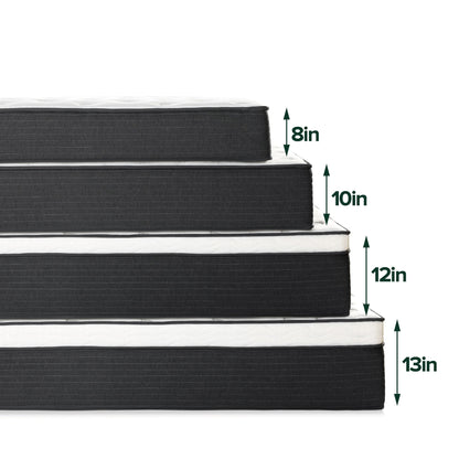 Materasso ibrido a molle insacchettate Priage by ZINUS da 13 pollici Comfort Essential