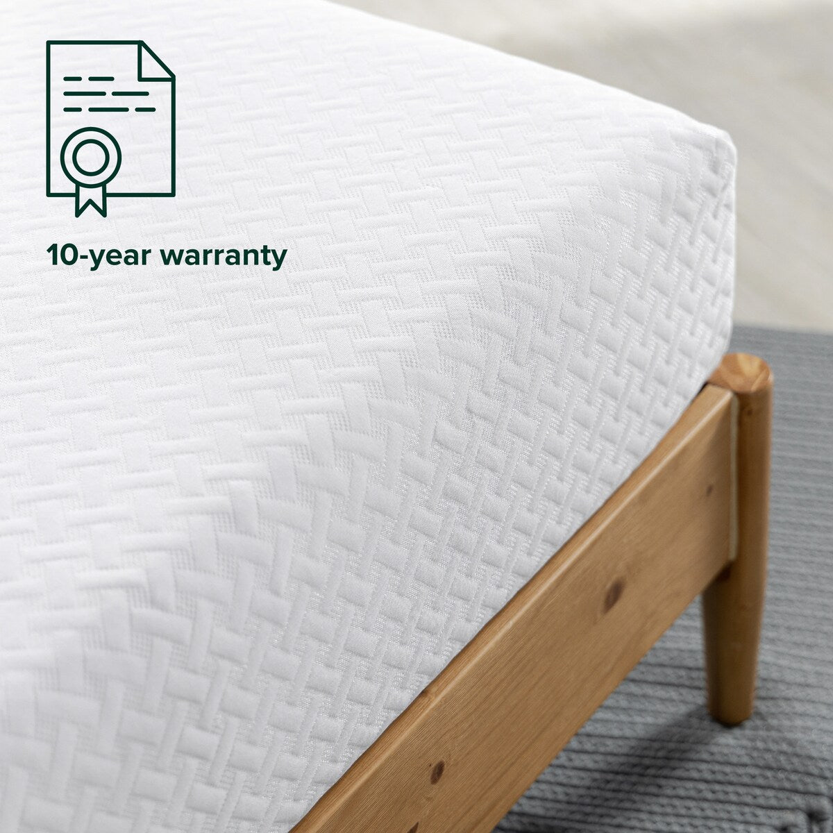 Materasso in memory foam Cool Mate al tè verde Priage by ZINUS da 8 pollici