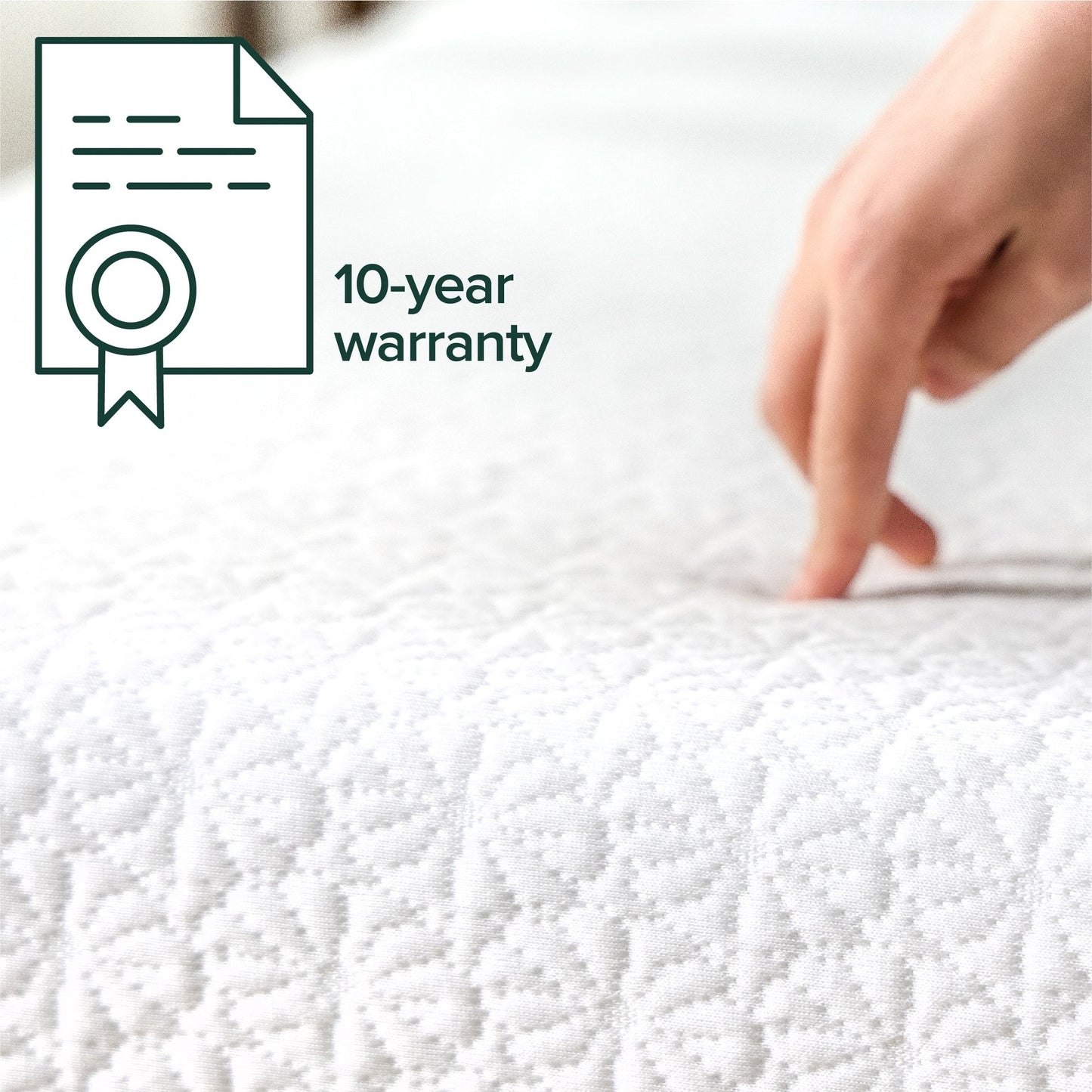 Materasso in memory foam Priage by ZINUS da 8 pollici con elementi al tè verde