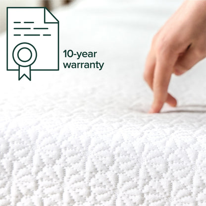 Materasso in memory foam Priage by ZINUS da 8 pollici con elementi al tè verde