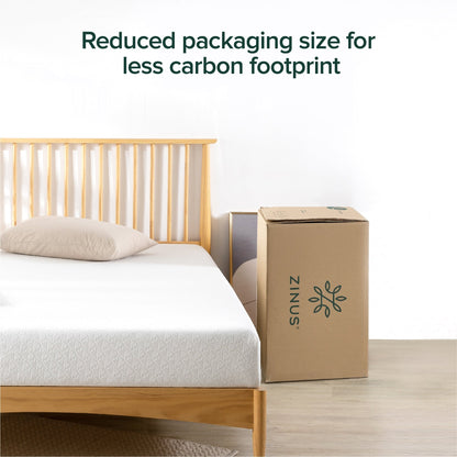 Materasso in memory foam Priage by ZINUS da 8 pollici con elementi al tè verde