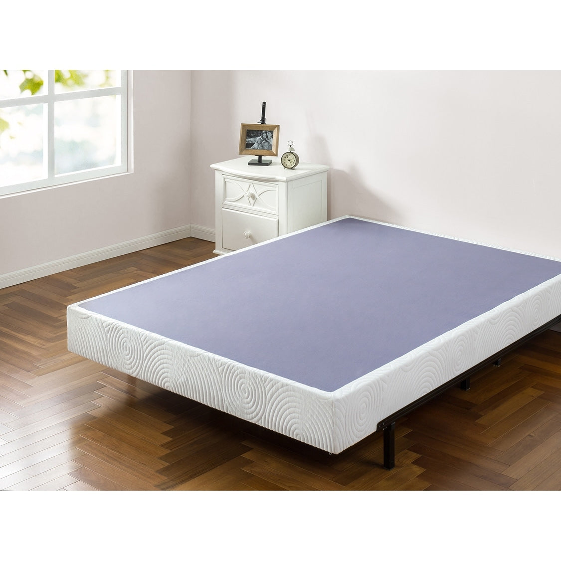 Priage by ZINUS Box Spring in metallo da 7,5 pollici con doghe in legno