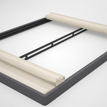 Priage by ZINUS - Rete a molle imbottita in metallo e legno, base per materasso da 4 pollici