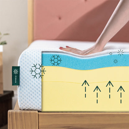 Materasso in memory foam al tè verde Priage by Zinus da 10 pollici