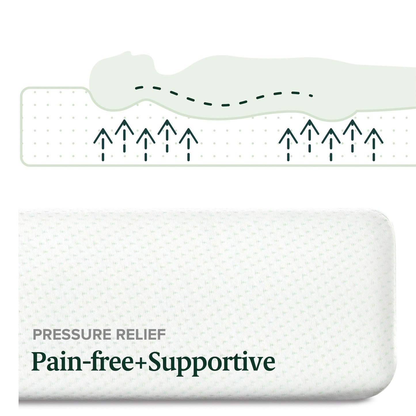 Materasso in memory foam al tè verde Priage by Zinus da 10 pollici