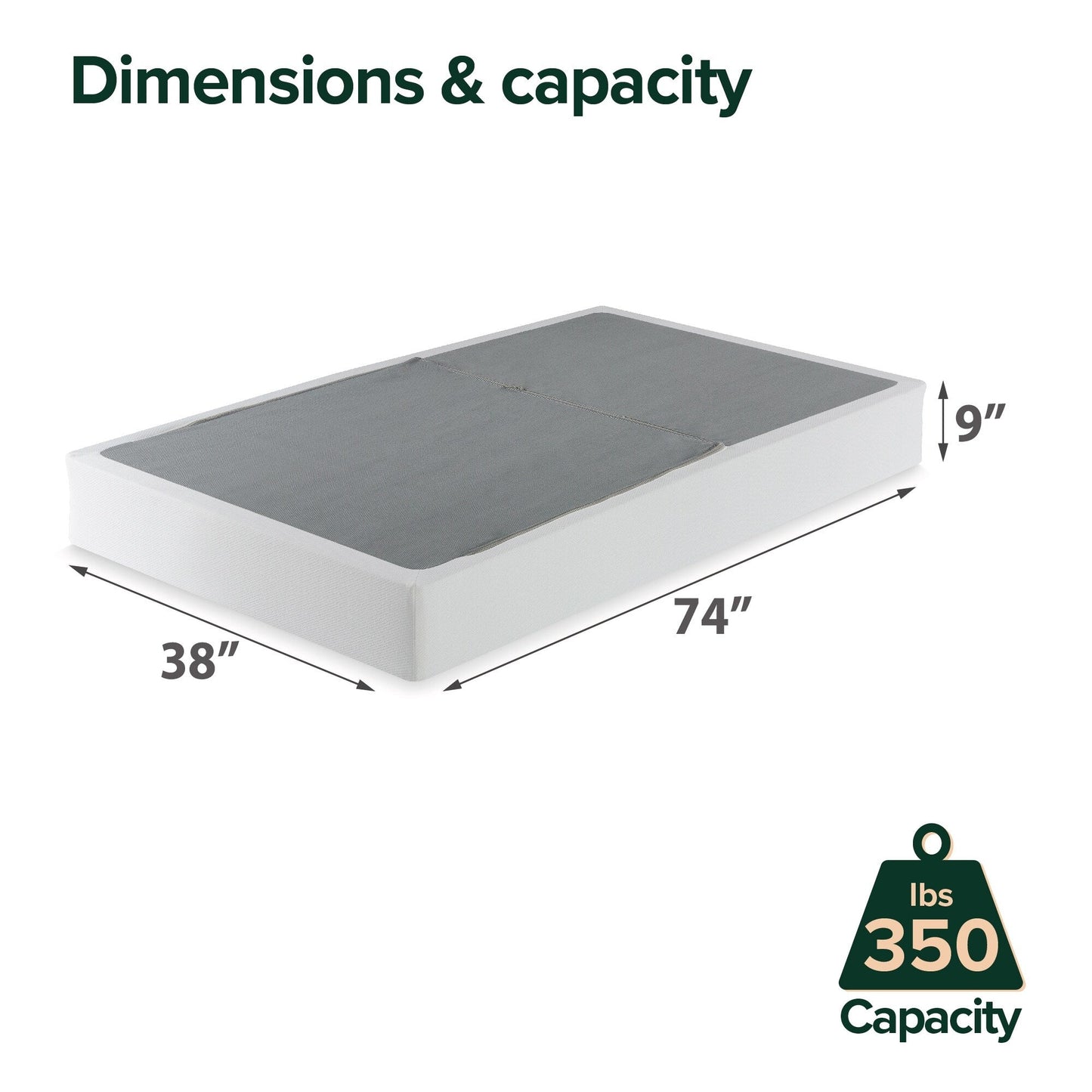 Priage by Zinus - Materasso pieghevole da 9 pollici