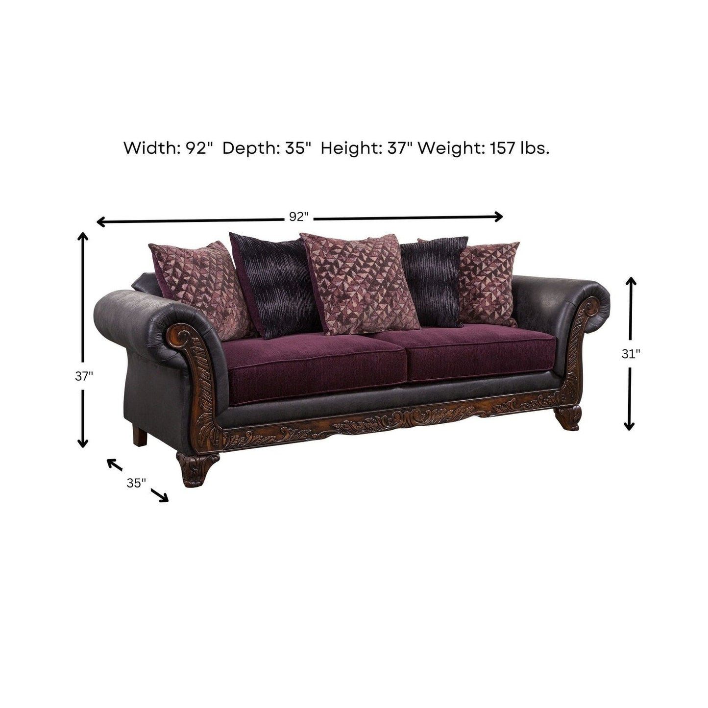 Divano Prince di Woodhaven Furniture