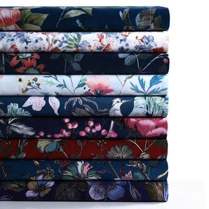 Set copripiumino oversize in velluto stampato