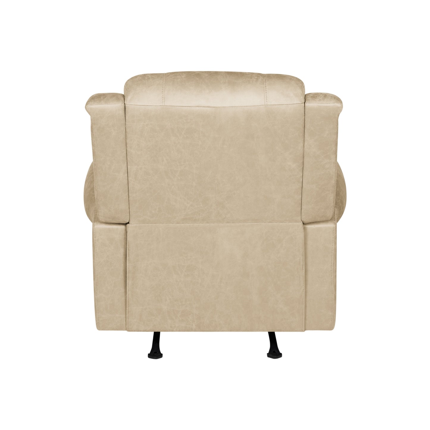 Poltrona reclinabile a dondolo con braccioli arrotolati extra large Copper Grove Dilsen