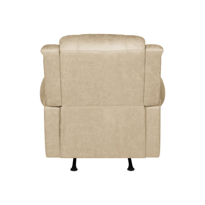 Poltrona reclinabile a dondolo con braccioli arrotolati extra large Copper Grove Dilsen