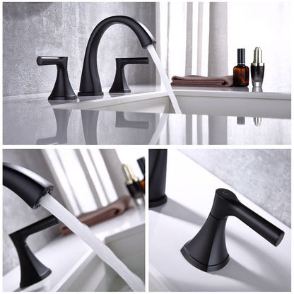 Proox 8 Widespread Bathroom SpotShield Rubinetto per lavabo con gruppo di scarico