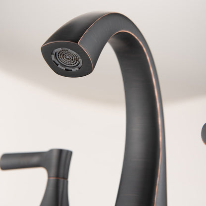 Proox 8 Widespread Bathroom SpotShield Rubinetto per lavabo con gruppo di scarico