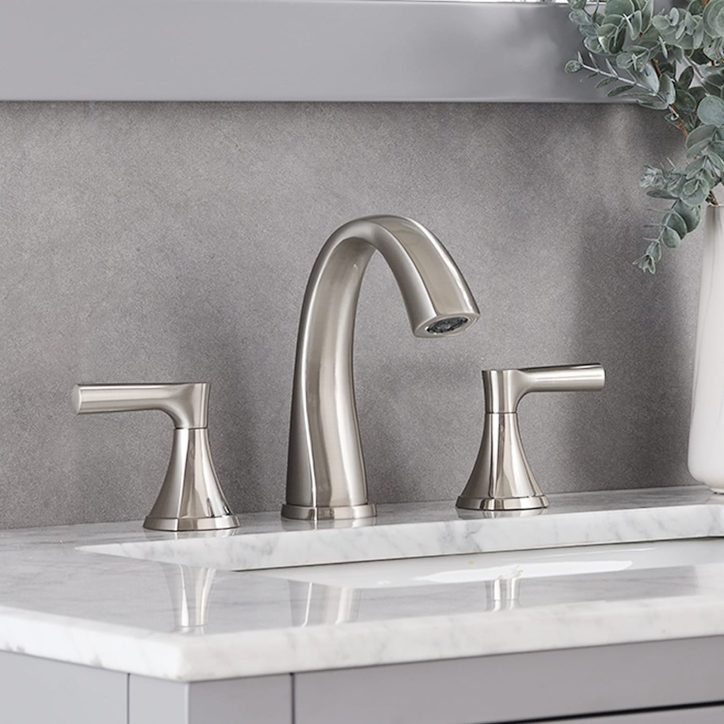 Proox 8 Widespread Bathroom SpotShield Rubinetto per lavabo con gruppo di scarico