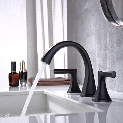 Proox 8 Widespread Bathroom SpotShield Rubinetto per lavabo con gruppo di scarico