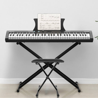 Pianoforte elettrico portatile semi-pesato a 61 tasti
