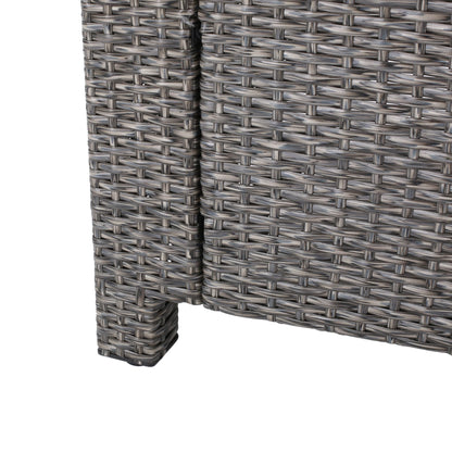 Set di 5 sedute in vimini da esterno Puerta con cuscini di Christopher Knight Home