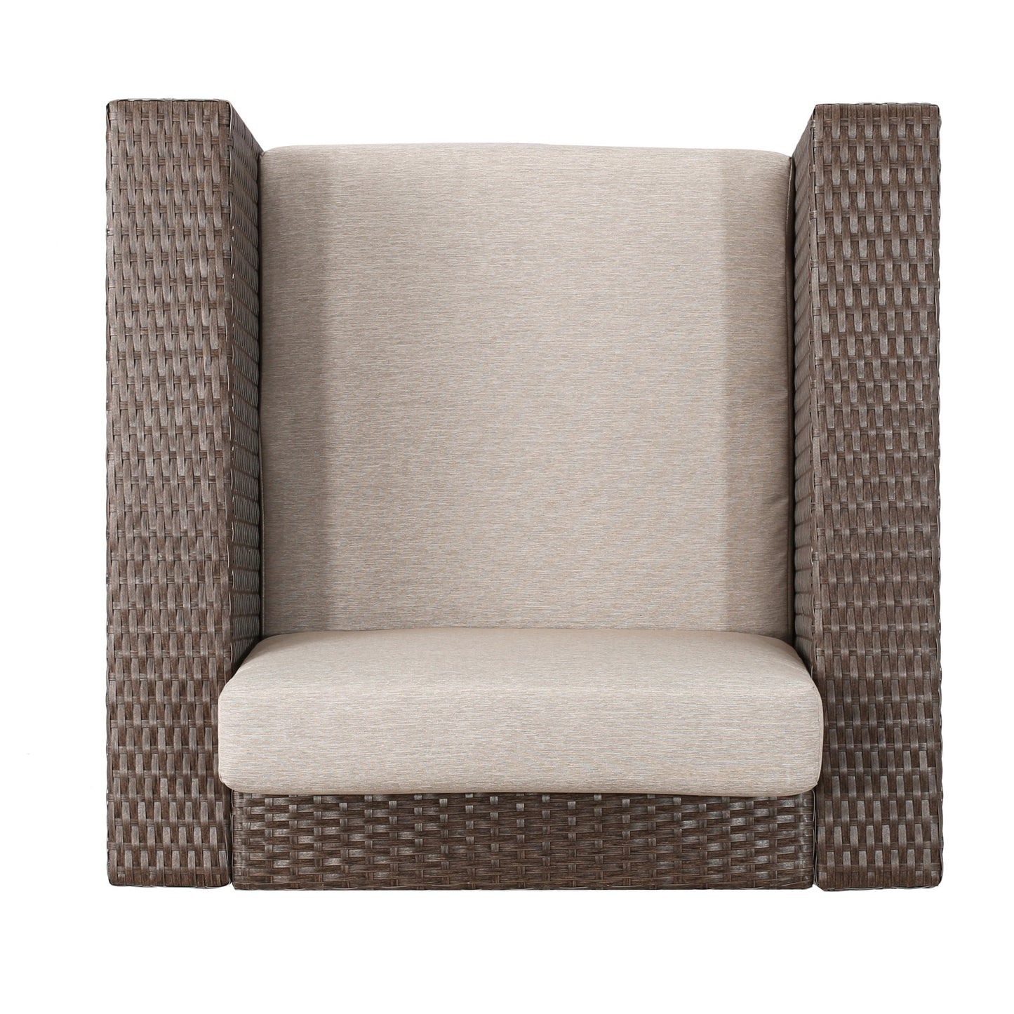 Poltrona girevole da esterno in vimini Puerta di Christopher Knight Home