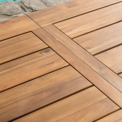 Set da pranzo da picnic in legno di acacia Puerto da 3 pezzi di Christopher Knight Home