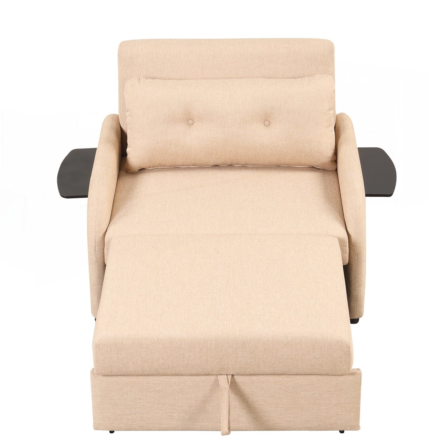 Divano letto estraibile 3 in 1 con tavolo a 2 ali