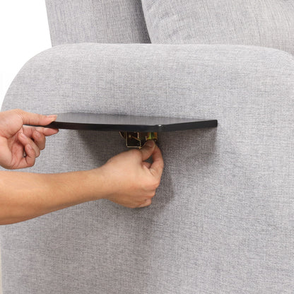 Divano letto estraibile 3 in 1 con tavolo a 2 ali