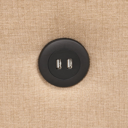 Divano letto estraibile 3 in 1 con tavolo a 2 ali