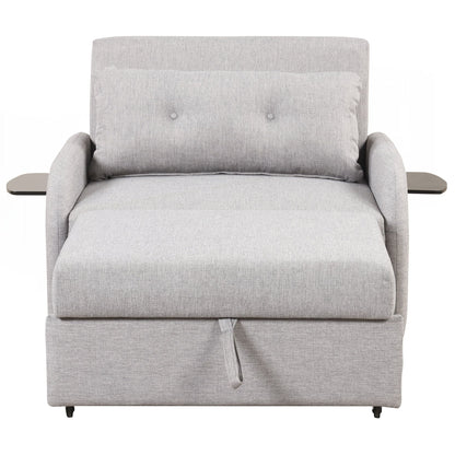 Divano letto estraibile 3 in 1 con tavolo a 2 ali