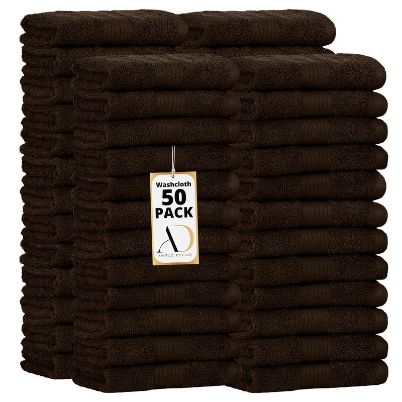 Panni assorbenti in puro cotone 600 GSM 12x12 pollici di Ample Decor - 50 pezzi