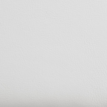 Sgabello alto quadrato da soggiorno in pelle bianca pura effetto graffio di gatto