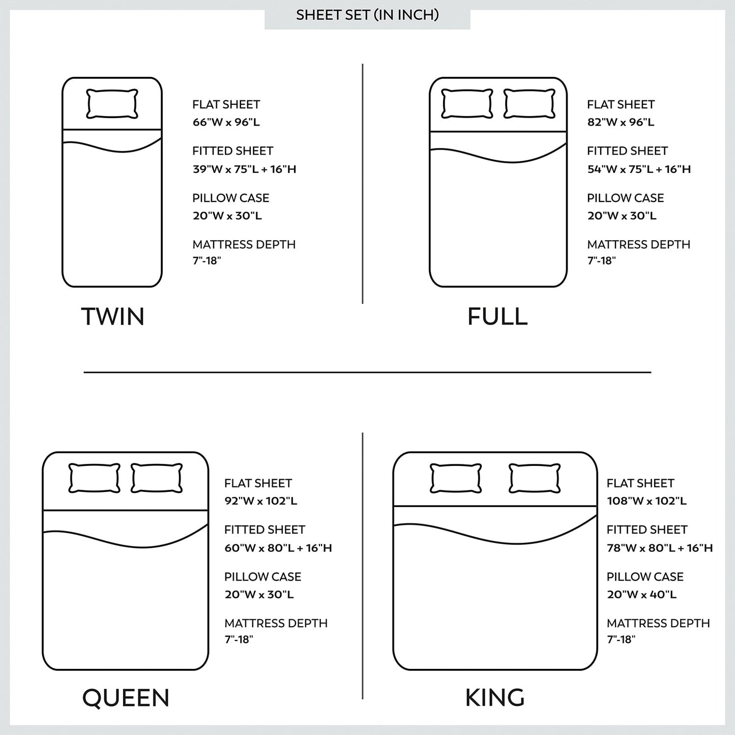 Set di lenzuola in percalle fresco e croccante di cotone biologico Purity Home 300TC