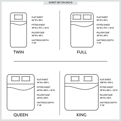 Set di lenzuola in percalle fresco e croccante di cotone biologico Purity Home 300TC