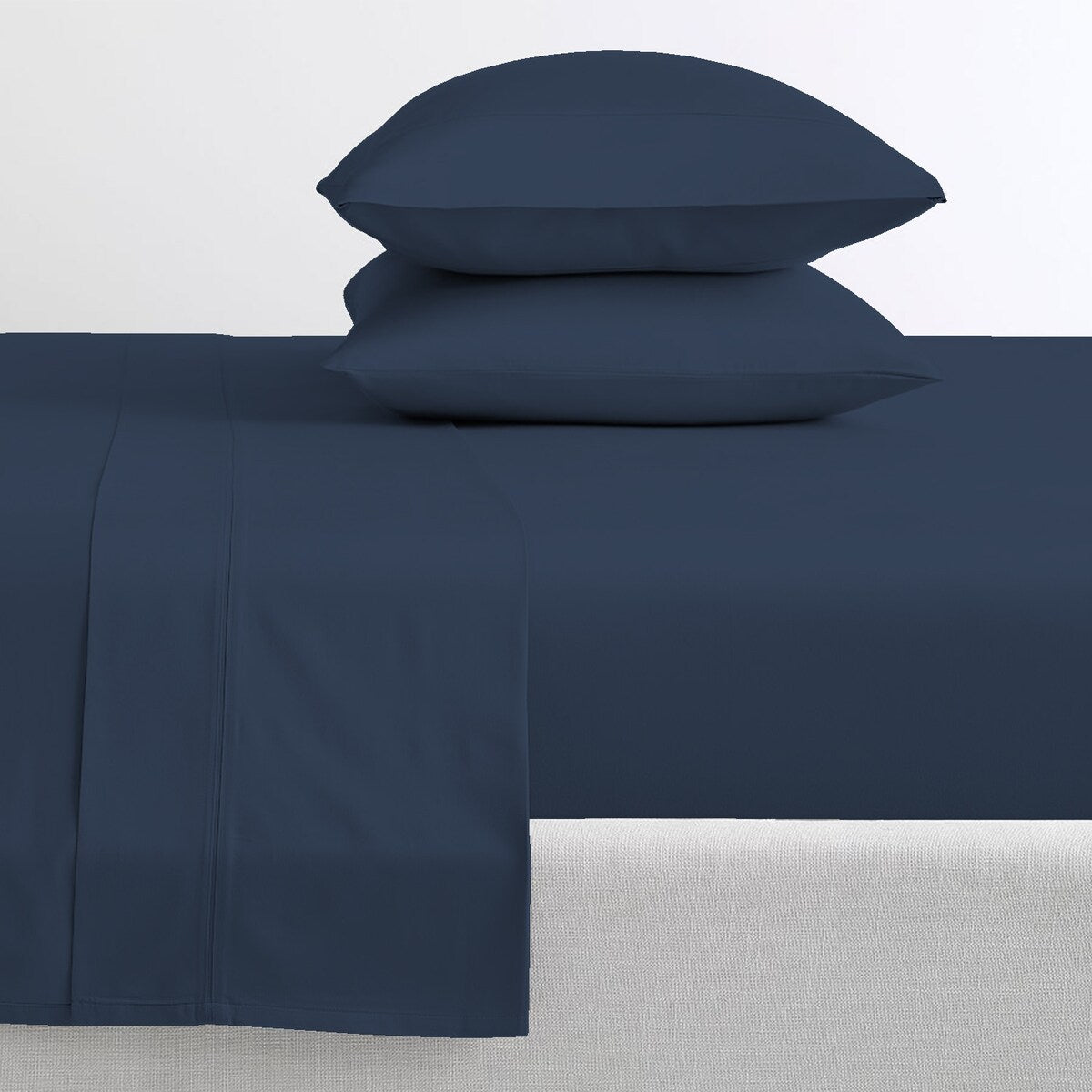 Set di lenzuola in percalle ultra morbido Purity Home 400TC 100% cotone a fibra lunga