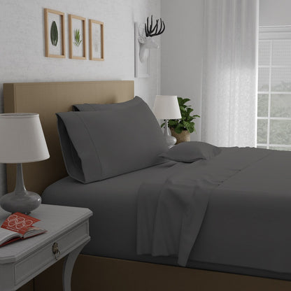 Set di lenzuola in raso di seta super morbido Purity Home 400TC 100% cotone