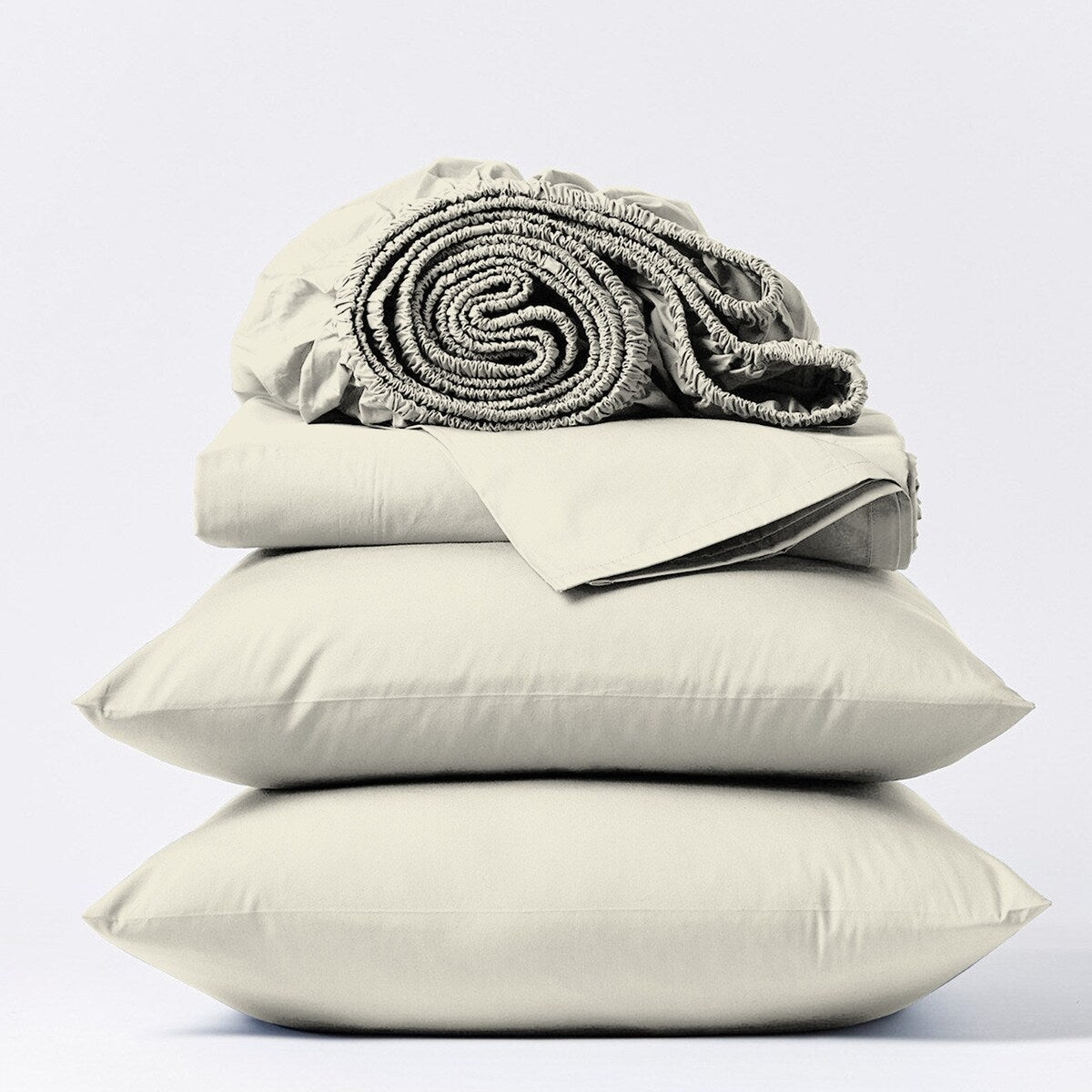 Set di lenzuola in raso di seta super morbido Purity Home 400TC 100% cotone