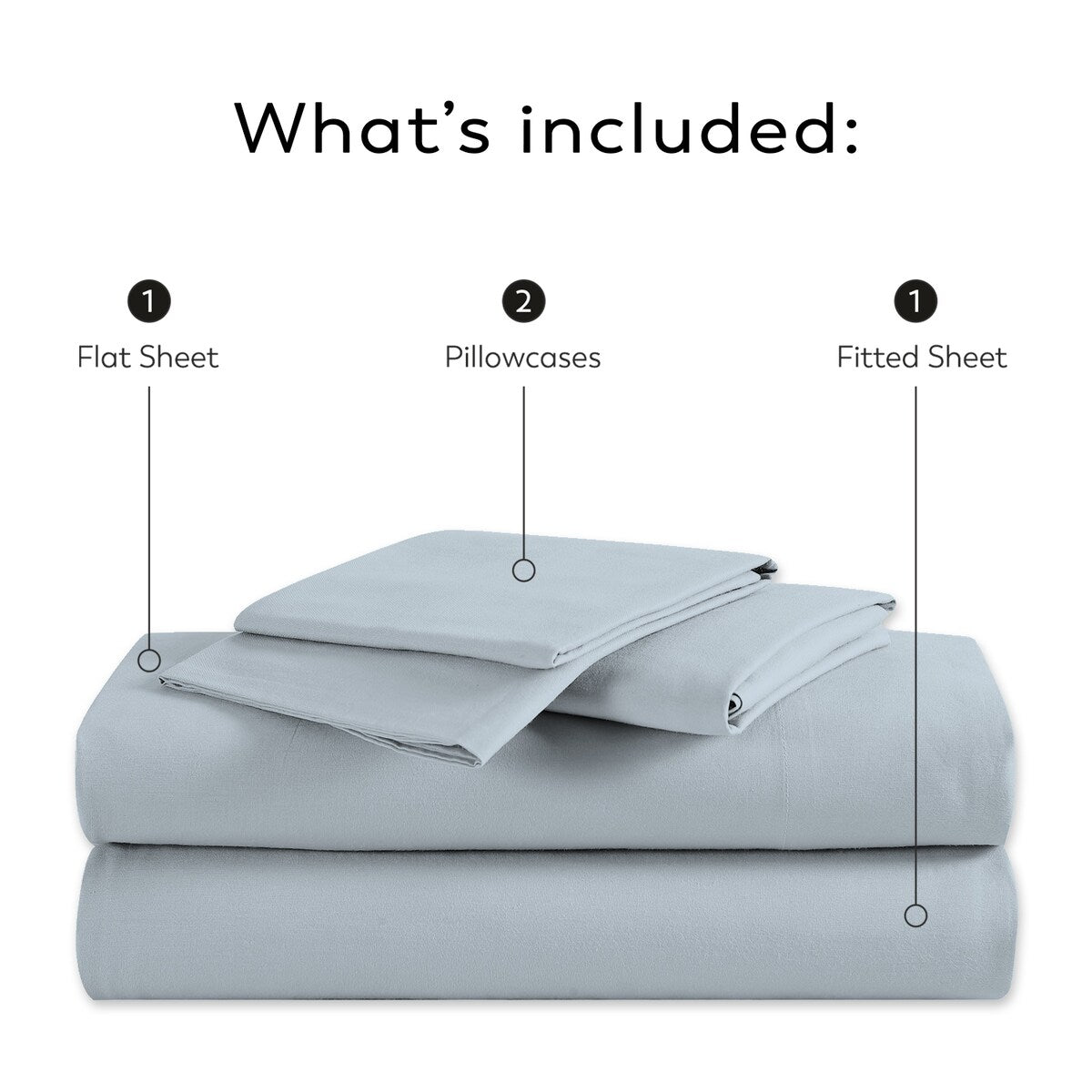 Set di lenzuola in raso di seta super morbido Purity Home 400TC 100% cotone