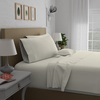 Set di lenzuola in raso di seta super morbido Purity Home 400TC 100% cotone