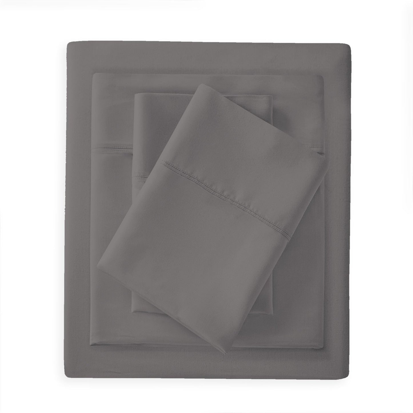 Set di lenzuola con tasche profonde, traspiranti e leggere in cotone Purity Home