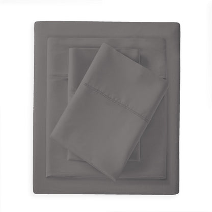 Set di lenzuola con tasche profonde, traspiranti e leggere in cotone Purity Home