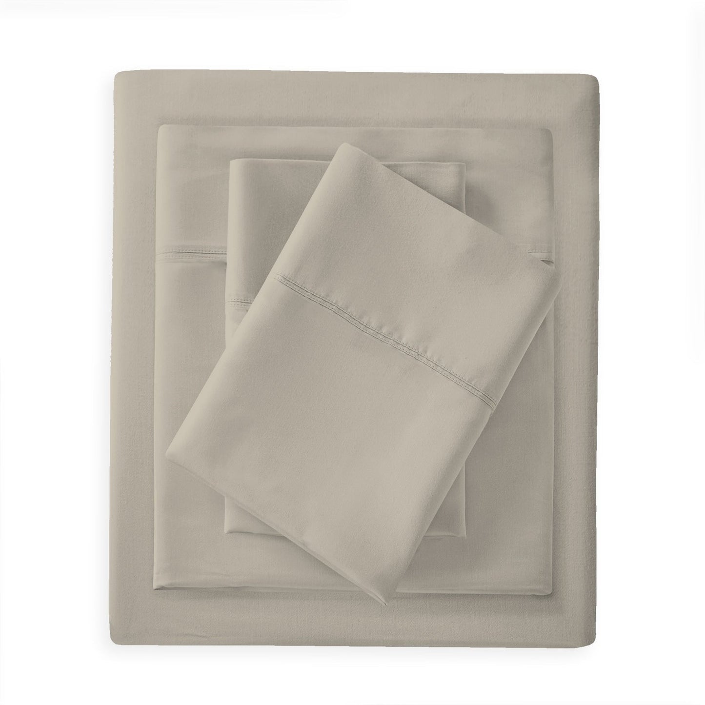 Set di lenzuola con tasche profonde, traspiranti e leggere in cotone Purity Home