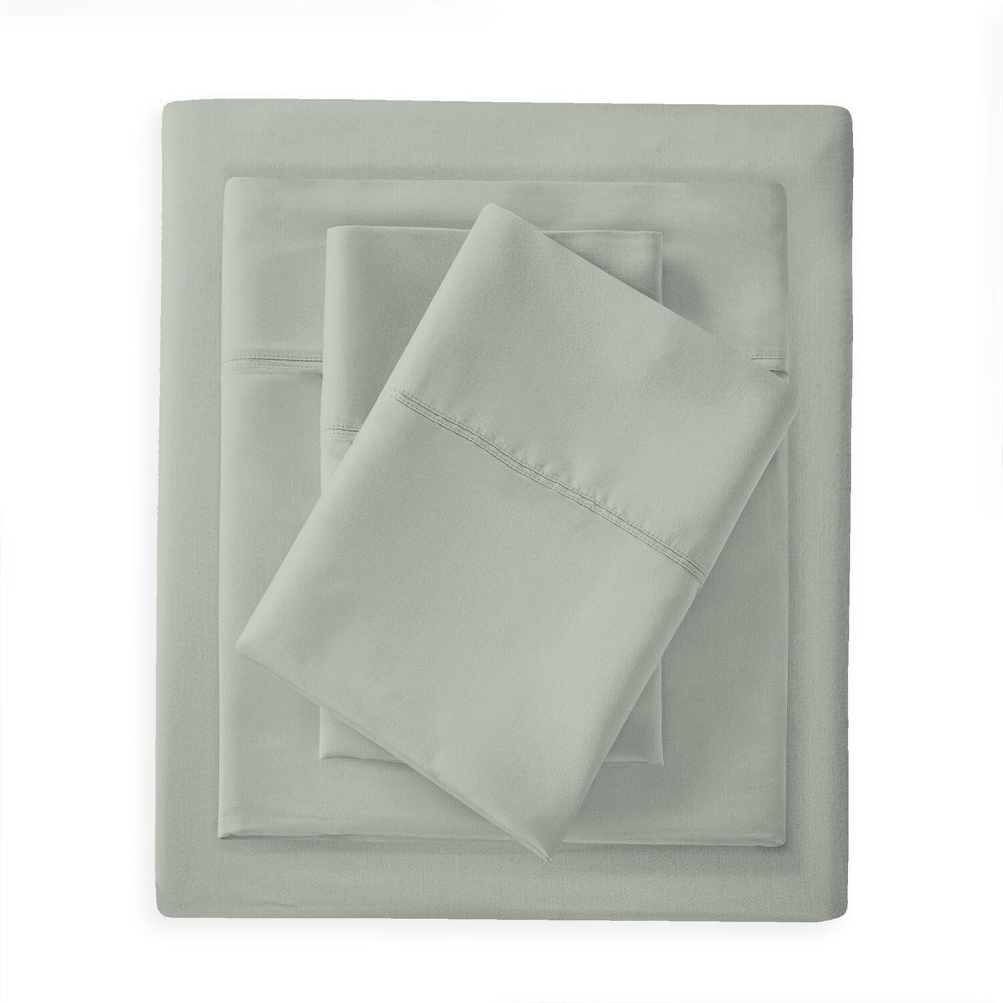 Set di lenzuola con tasche profonde, traspiranti e leggere in cotone Purity Home