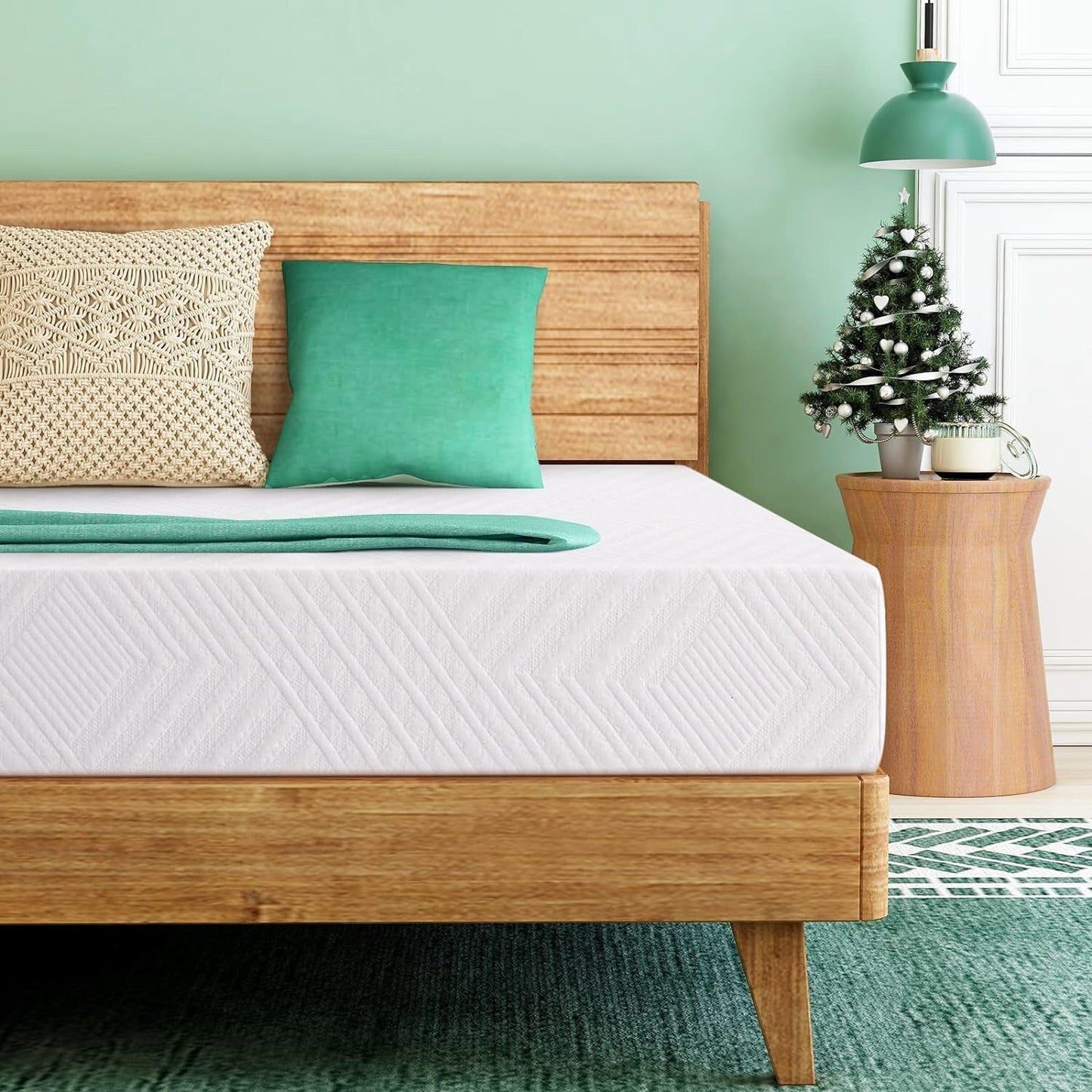 Materasso Queen, materasso in memory foam da 14 pollici Queen in a Box - Materasso Cool Gel Bed semirigido