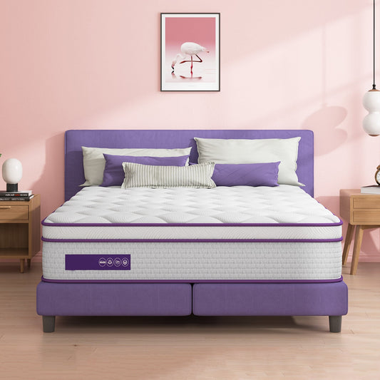 Materasso Queen, materasso in memory foam ibrido da 10 pollici, diversi colori opzionali