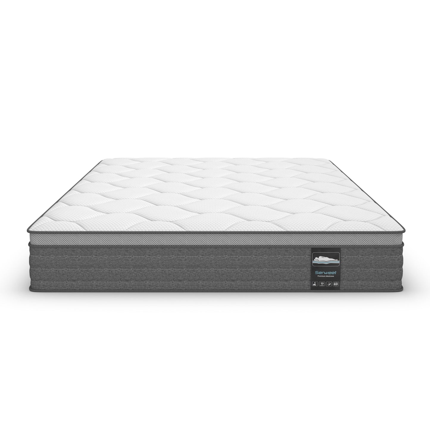 Materasso Queen, materasso in memory foam ibrido da 10 pollici, diversi colori opzionali