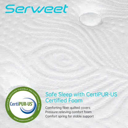 Materasso Queen, materasso in memory foam ibrido da 10 pollici, diversi colori opzionali